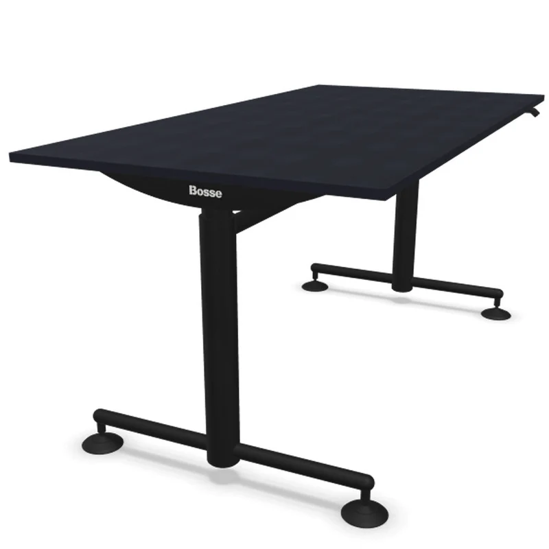 Bosse Modul Space M1 höhenverstellbarer Schreibtisch 72 - 136,5 cm - Melamin Fingerprint Arbeitsplatte