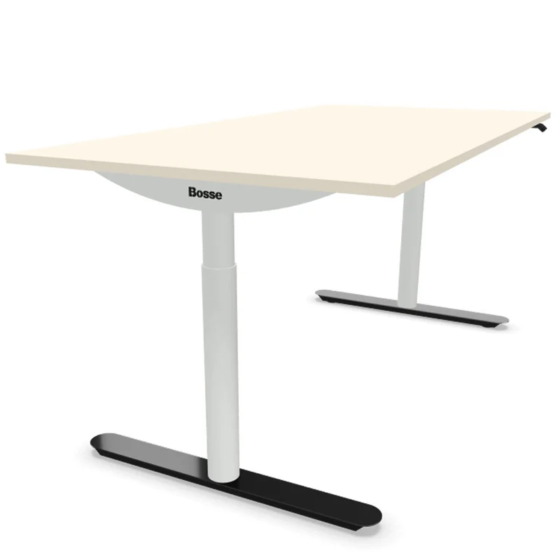 Bosse Modul Space M3 höhenverstellbarer Schreibtisch 62 - 126 cm - Melamin Arbeitsplatte