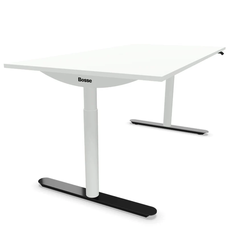 Bosse Modul Space M3 höhenverstellbarer Schreibtisch 62 - 126 cm - Melamin Arbeitsplatte