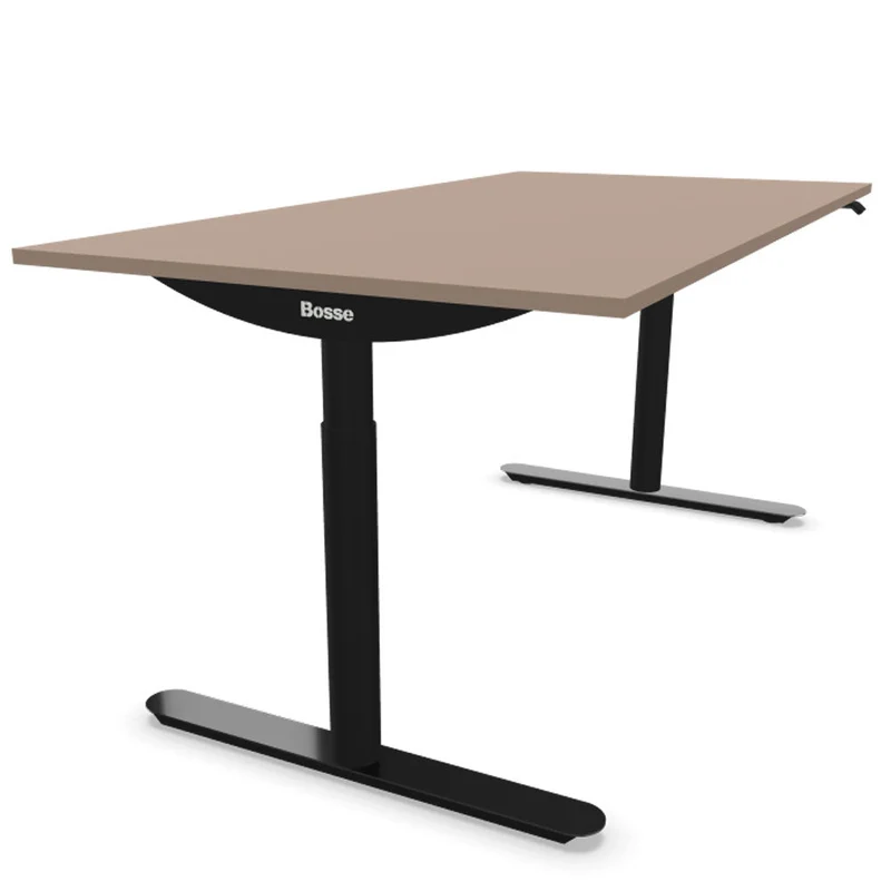 Bosse Modul Space M3 höhenverstellbarer Schreibtisch 62 - 126 cm - Melamin Arbeitsplatte