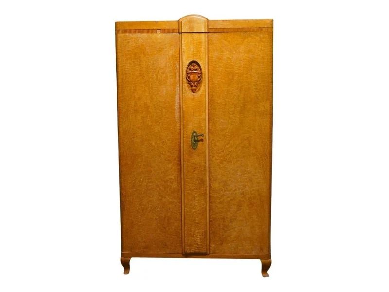 Art-Déco Flügeltürenschrank Eiche 1930er gebraucht