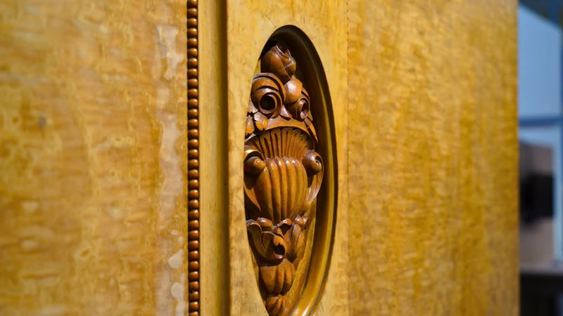 Art-Déco Flügeltürenschrank Eiche 1930er gebraucht