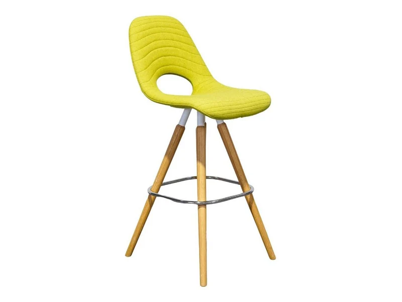 Barhocker aus Holz in Grün Nowy Styl gebraucht