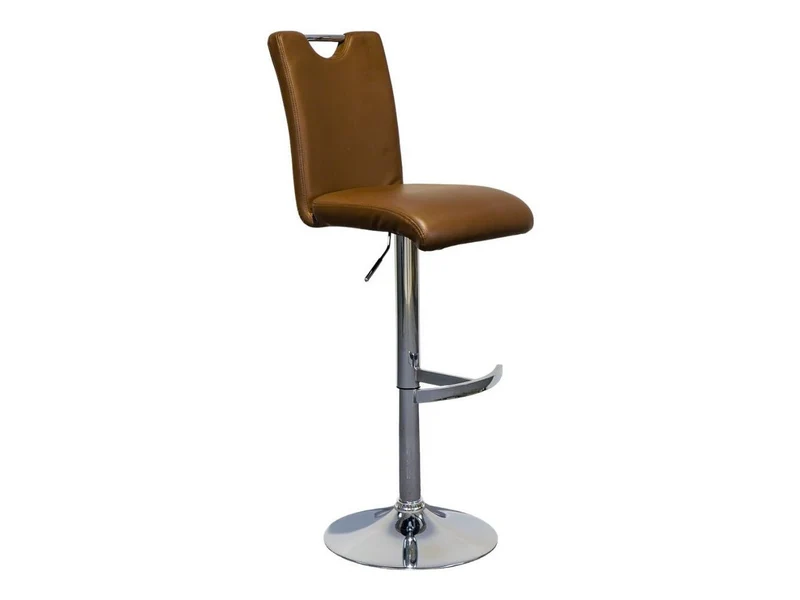 Barhocker höhenverstellbar in Lederoptik gebraucht