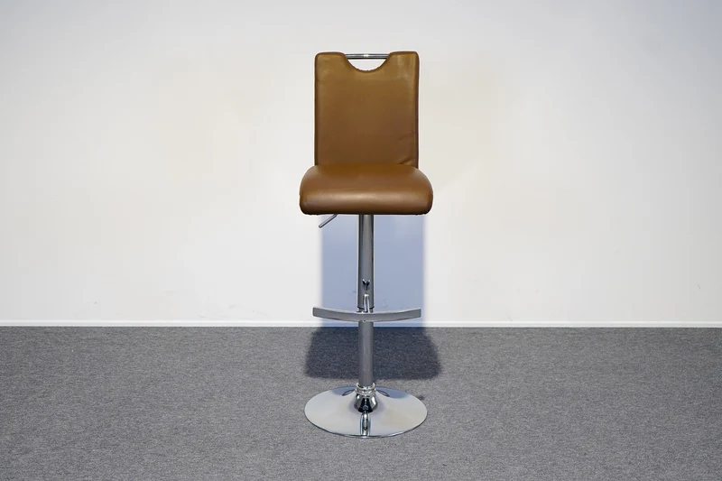 Barhocker höhenverstellbar in Lederoptik gebraucht