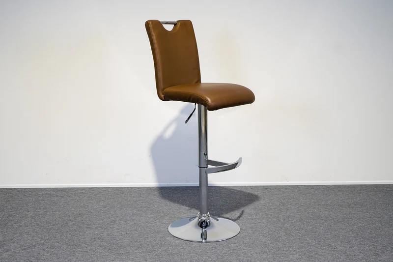 Barhocker höhenverstellbar in Lederoptik gebraucht