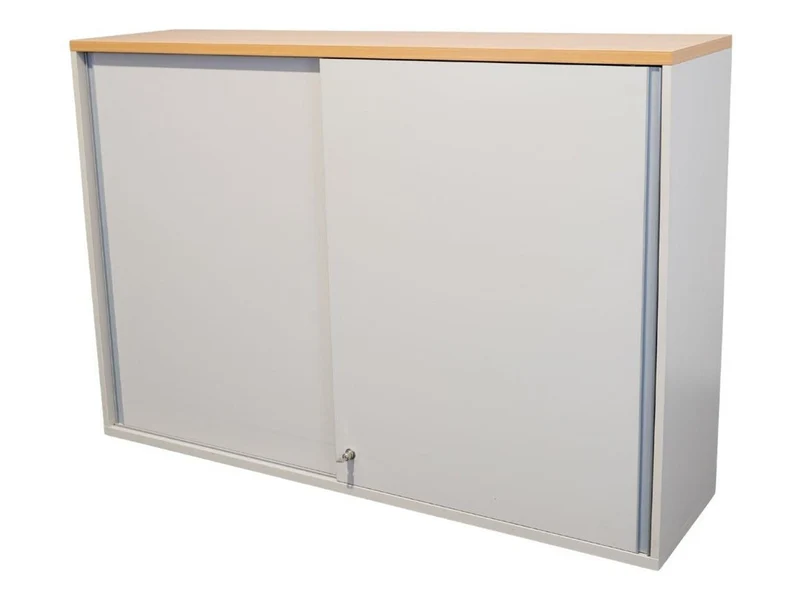 Aktenschrank mit Eiche Oberfläche 3OH 160cm gebraucht
