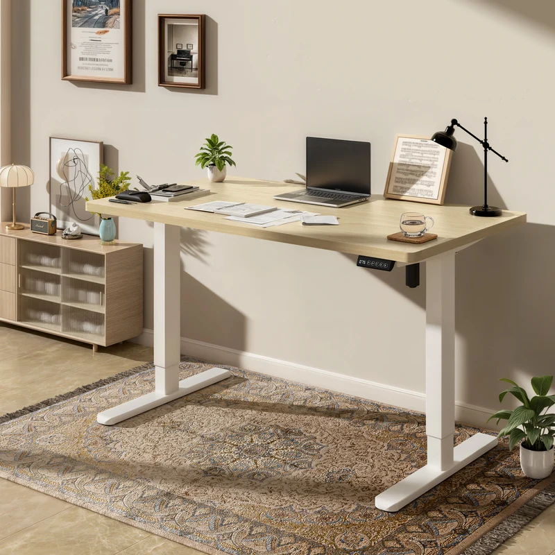 Basic Höhenverstellbarer Schreibtisch mit Entire Board Desktop