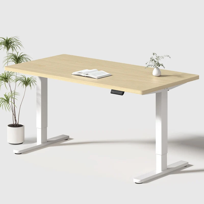 Basic Höhenverstellbarer Schreibtisch mit Entire Board Desktop