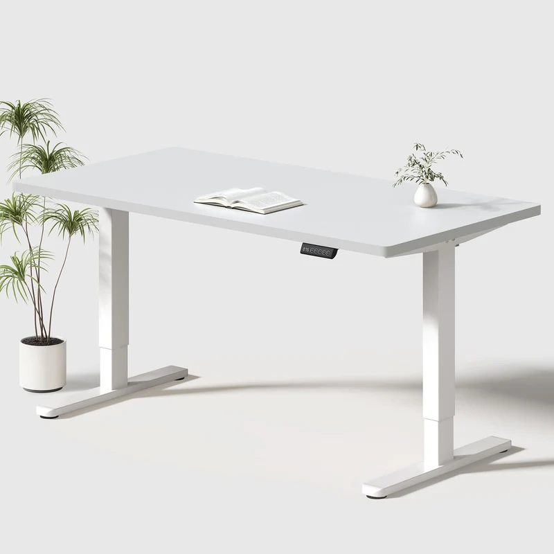 Basic Höhenverstellbarer Schreibtisch mit Entire Board Desktop
