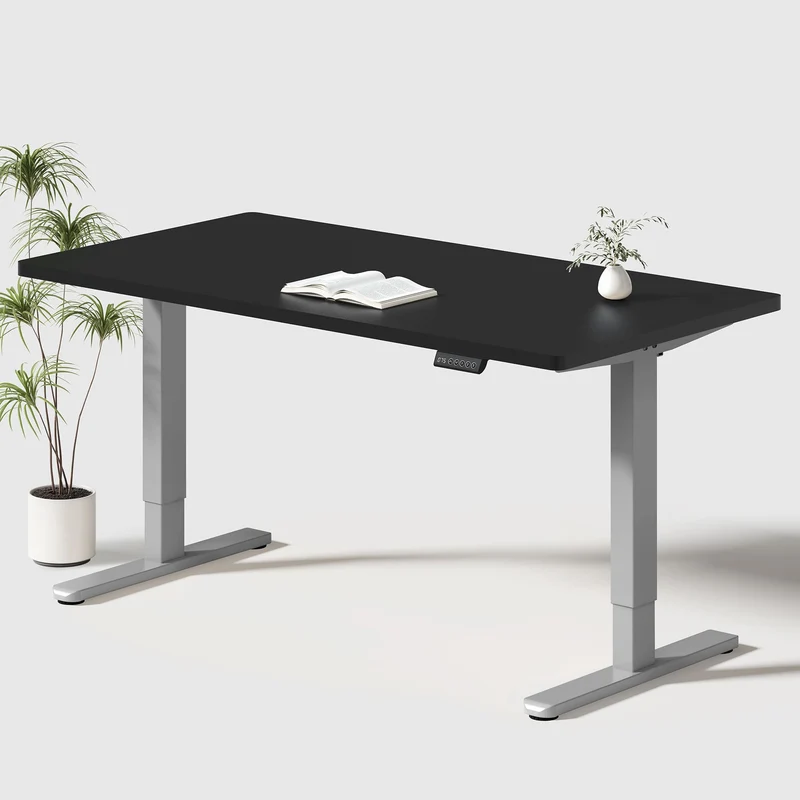 Basic Höhenverstellbarer Schreibtisch mit Entire Board Desktop