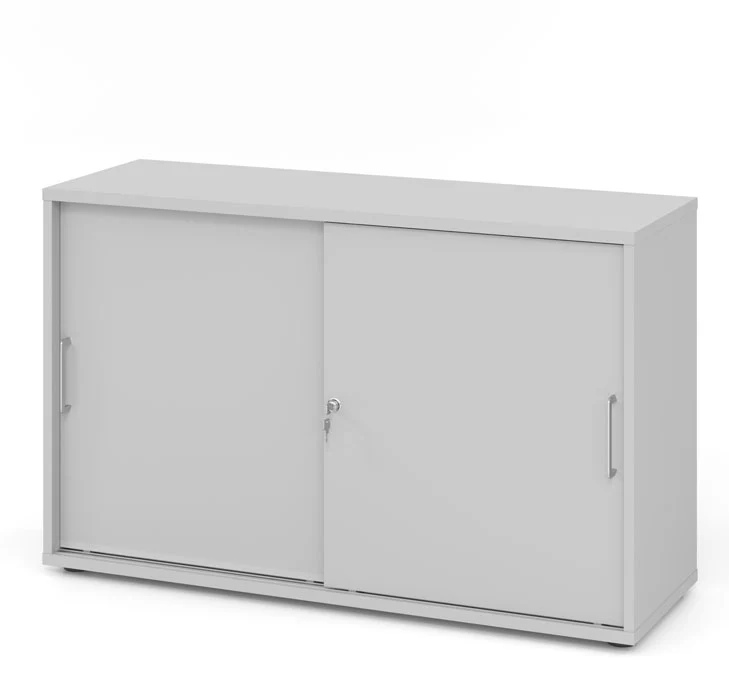 Hammerbacher Schiebetürenschrank 1752S, Holz, abschließbar, 120 x 74,8 x 40cm
