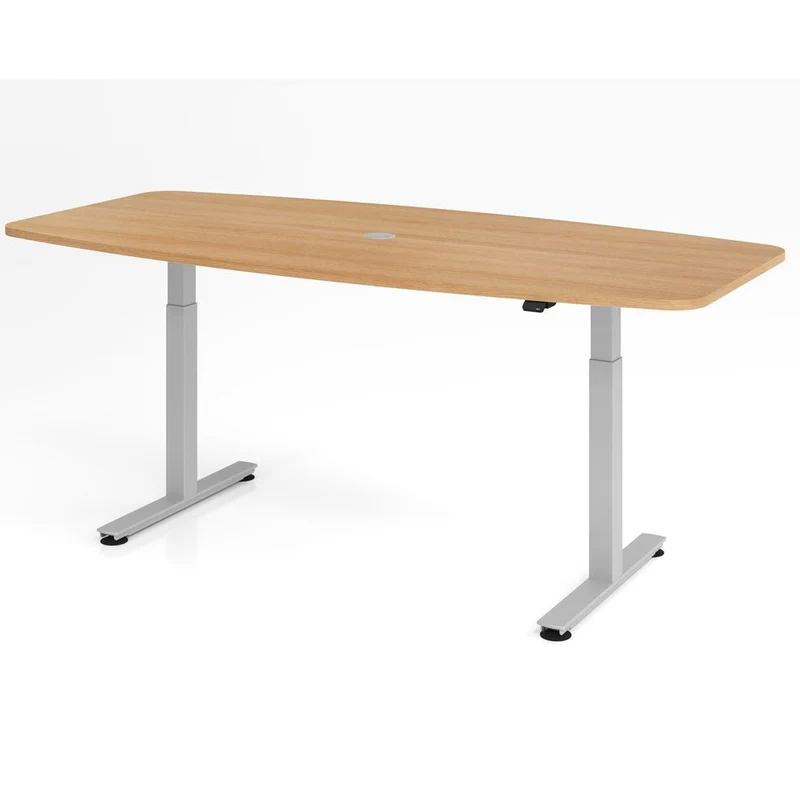 Besprechungstisch Konferenztisch Pure - Meetingtisch höhenverstellbar - 220 x 103 cm