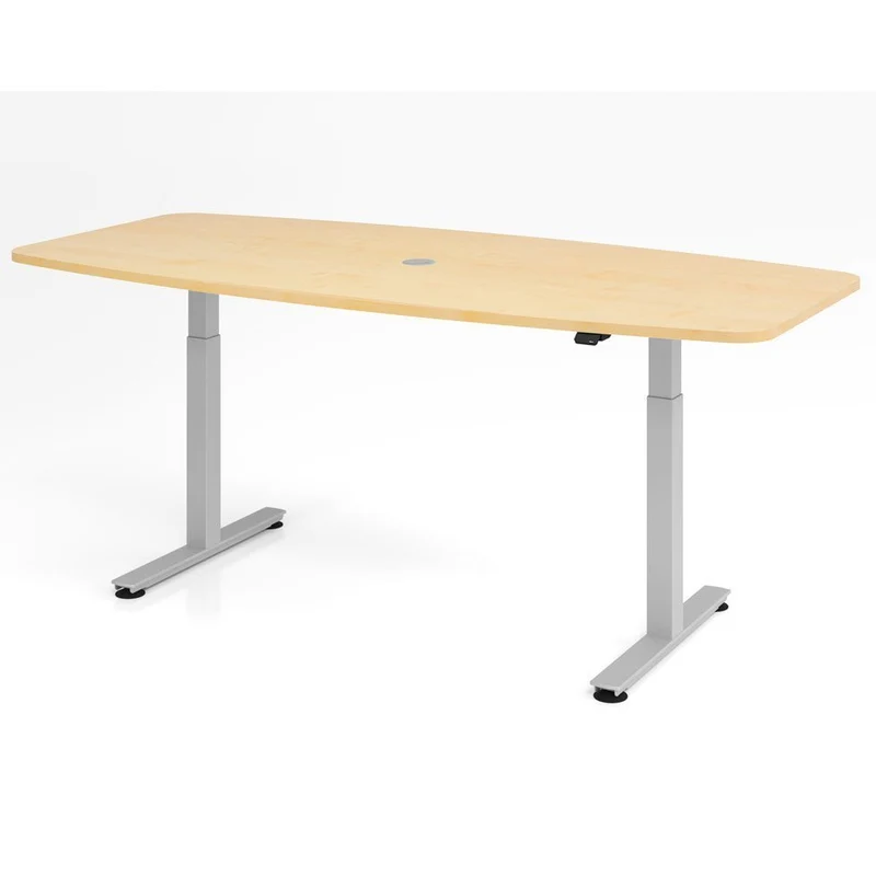 Besprechungstisch Konferenztisch Pure - Meetingtisch höhenverstellbar - 220 x 103 cm