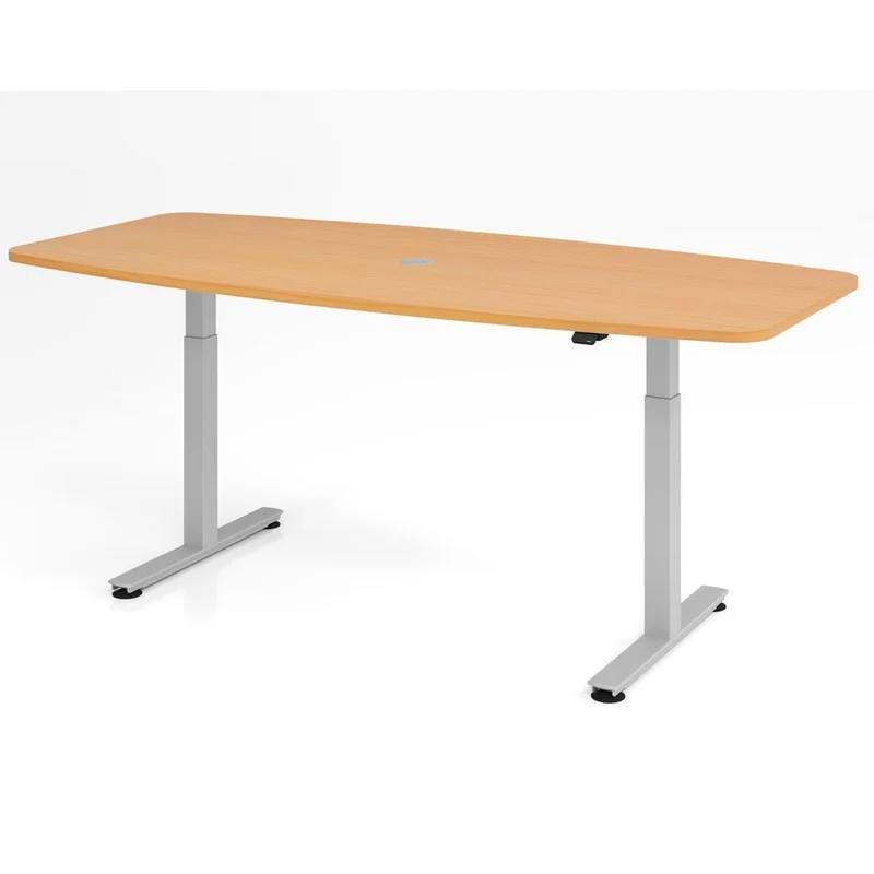 Besprechungstisch Konferenztisch Pure - Meetingtisch höhenverstellbar - 220 x 103 cm
