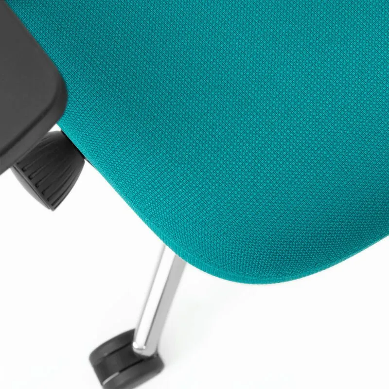 Ergonomischer Bürostuhl AG10 Petrol inkl. Armlehnen & Alu Fußkreuz