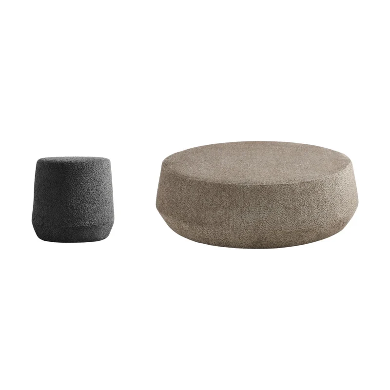 Yellow Dot · Avero – Pouf gepolstert