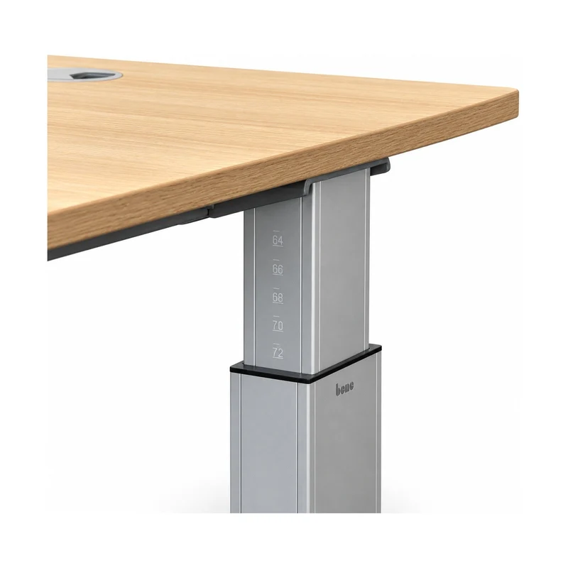 Schreibtisch Bene Freiform – 180 × 80 cm, höhenverstellbar 65–85 cm, gebraucht