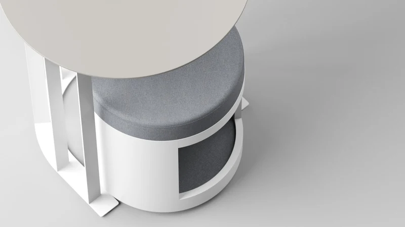 ZooZoo Besprechungsset Small Tisch und Hocker