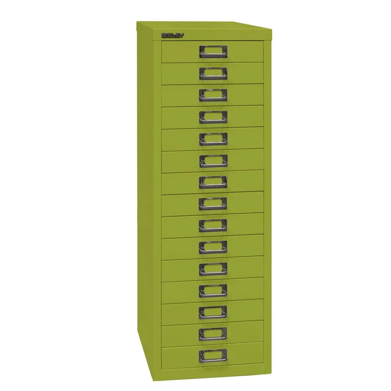 Bisley MultiDrawer™ L3915 - 15 Schubladen Gesamthöhe 860 mm, DIN A4 - alle Farben jetzt auf Rechnung bestellen