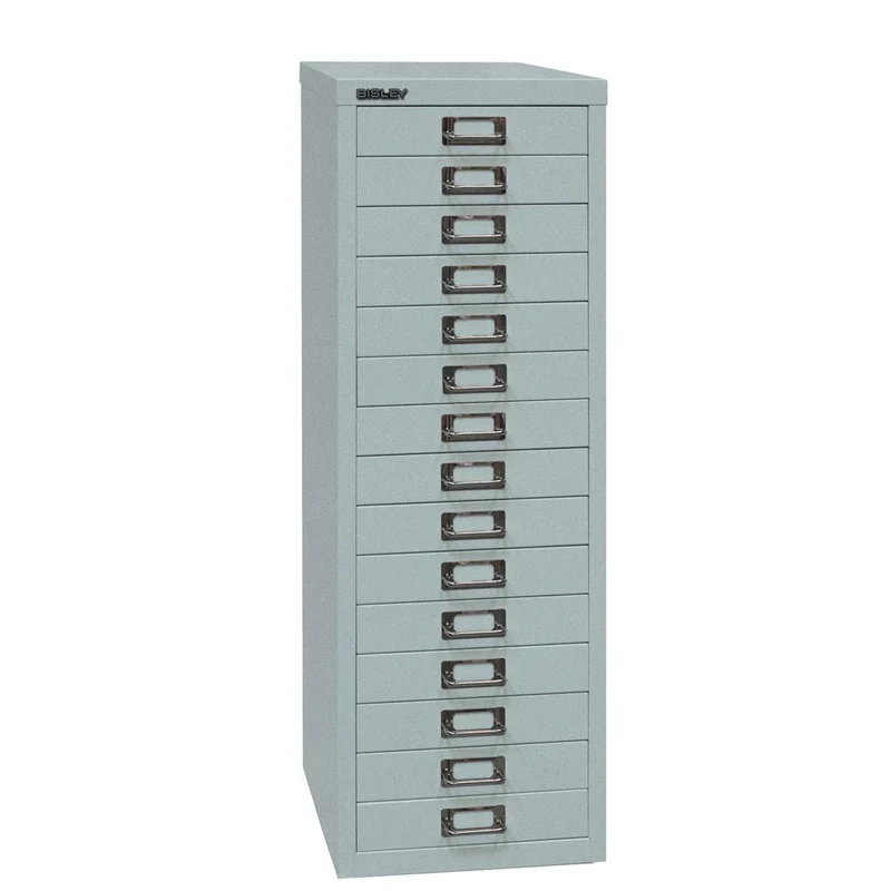 Bisley MultiDrawer™ L3915 - 15 Schubladen Gesamthöhe 860 mm, DIN A4 - alle Farben jetzt auf Rechnung bestellen