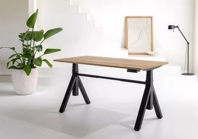 Yellow Dot · Ypsilon – Schreibtisch elektrisch höhenverstellbar