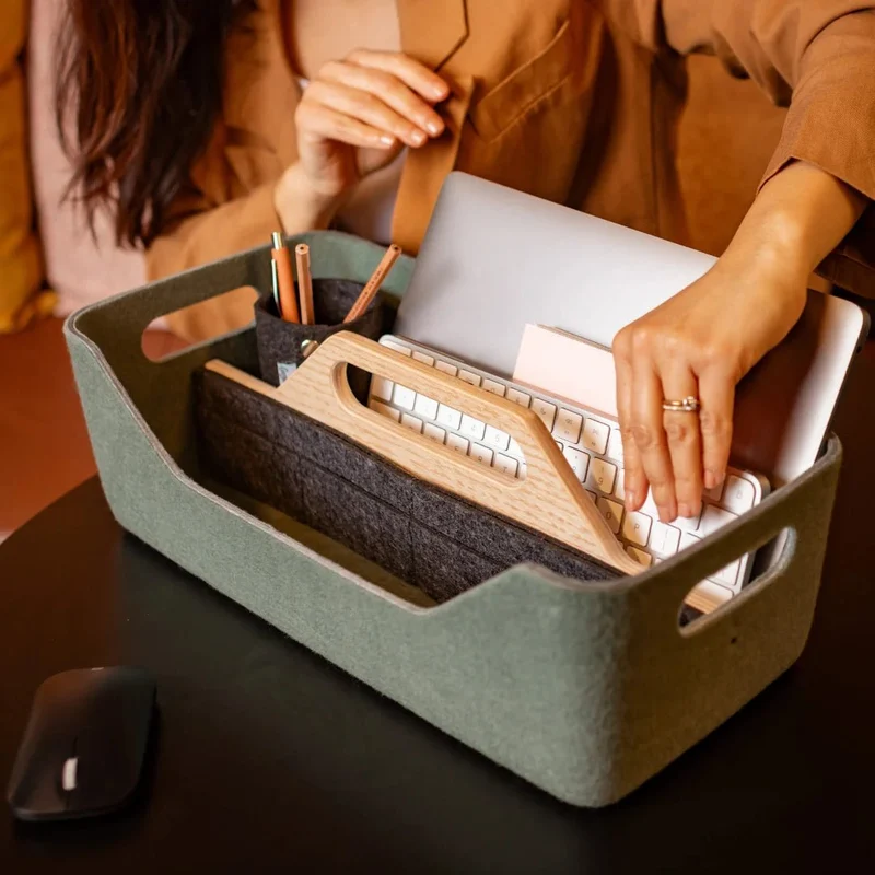 Gustav Loop Desk Caddy Organizer Filz
