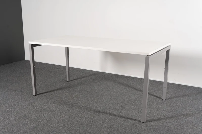 Schreibtisch Weiß Grau 160x80 Narbutas Ausstellungsstück