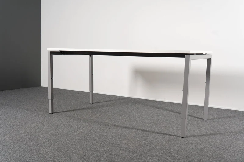 Schreibtisch Weiß Grau 160x80 Narbutas Ausstellungsstück