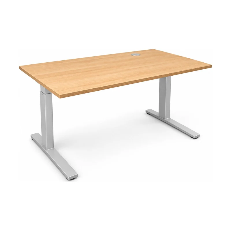 Schreibtisch Bene – 140 × 80 cm, höhenverstellbar 65–85 cm, gebraucht