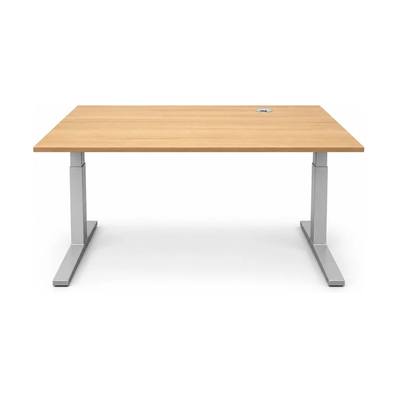 Schreibtisch Bene – 140 × 80 cm, höhenverstellbar 65–85 cm, gebraucht