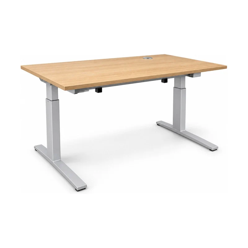 Schreibtisch Bene – 140 × 80 cm, höhenverstellbar 65–85 cm, gebraucht