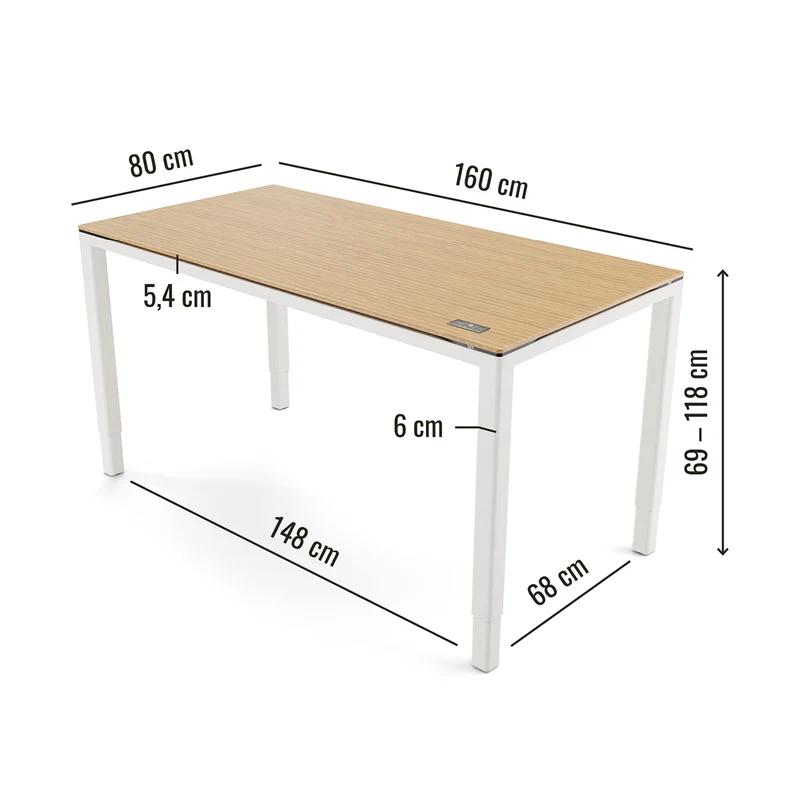 Desk Four - Höhenverstellbarer Tisch