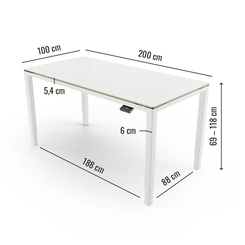 Desk Four - Höhenverstellbarer Tisch