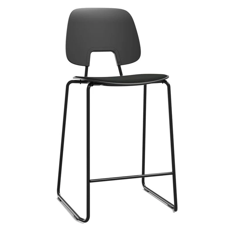 R.U.M. Barstool - Keyboard Black ReWool
