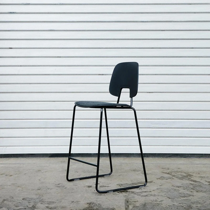 R.U.M. Barstool - Keyboard Black ReWool
