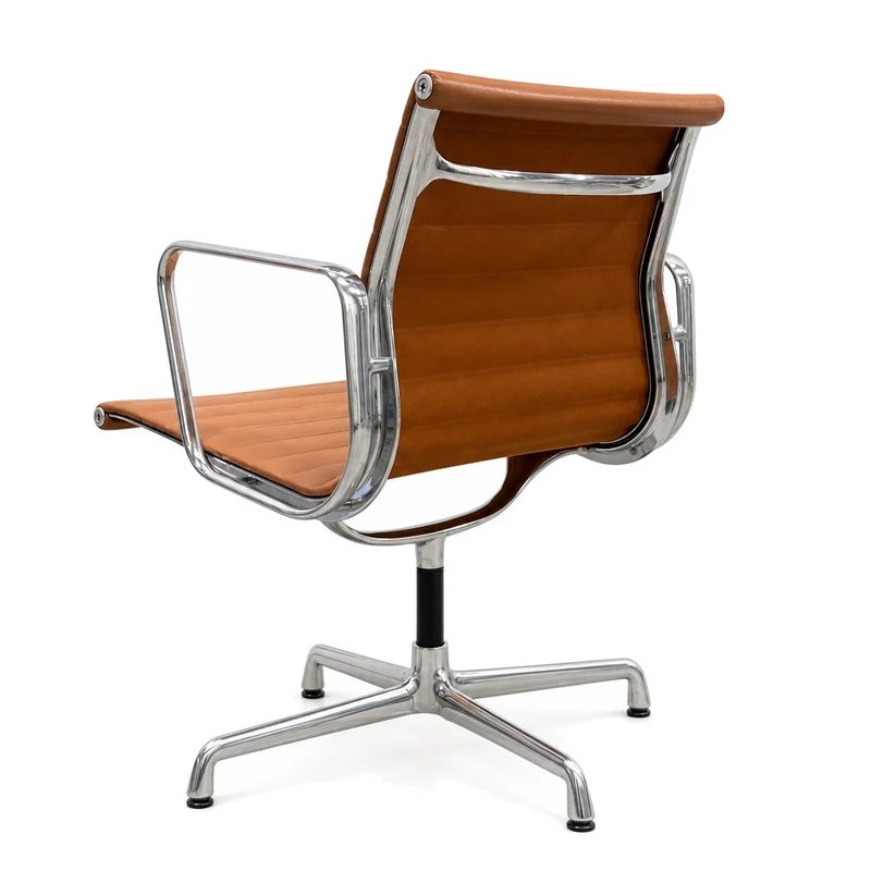 Vitra EA 108 Premium Leder cognac Alu