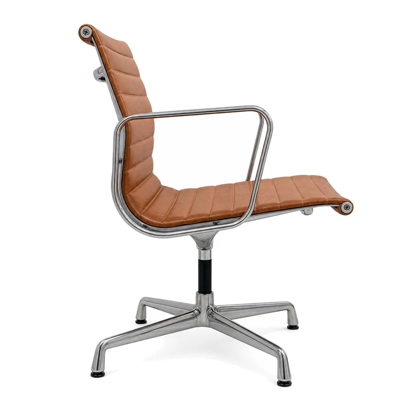 Vitra EA 108 Premium Leder cognac Alu
