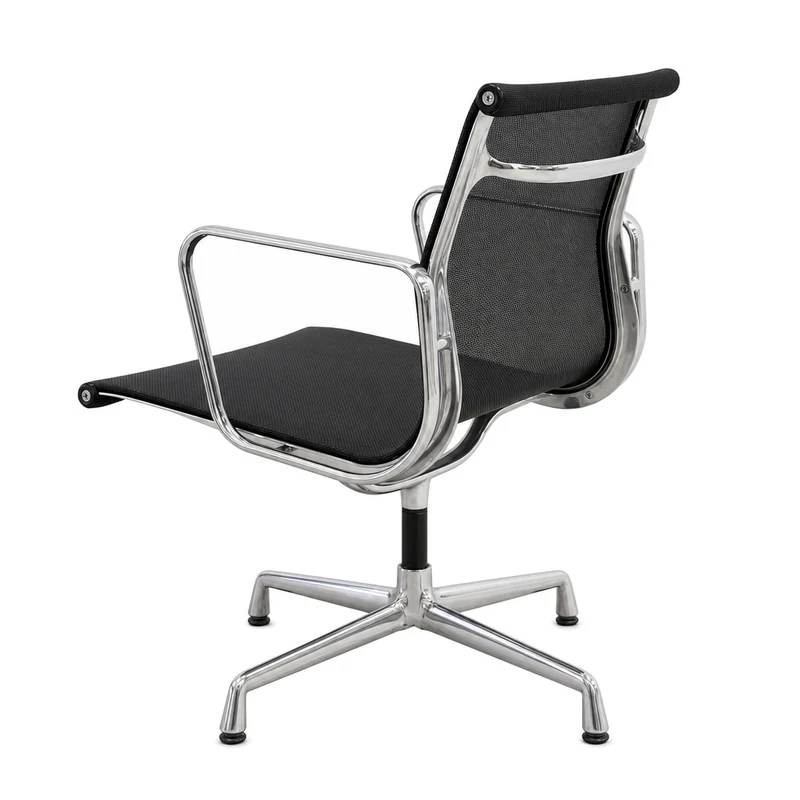 Vitra EA 108 Netz schwarz Alu