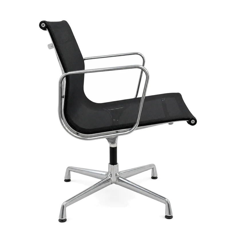 Vitra EA 108 Netz schwarz Alu