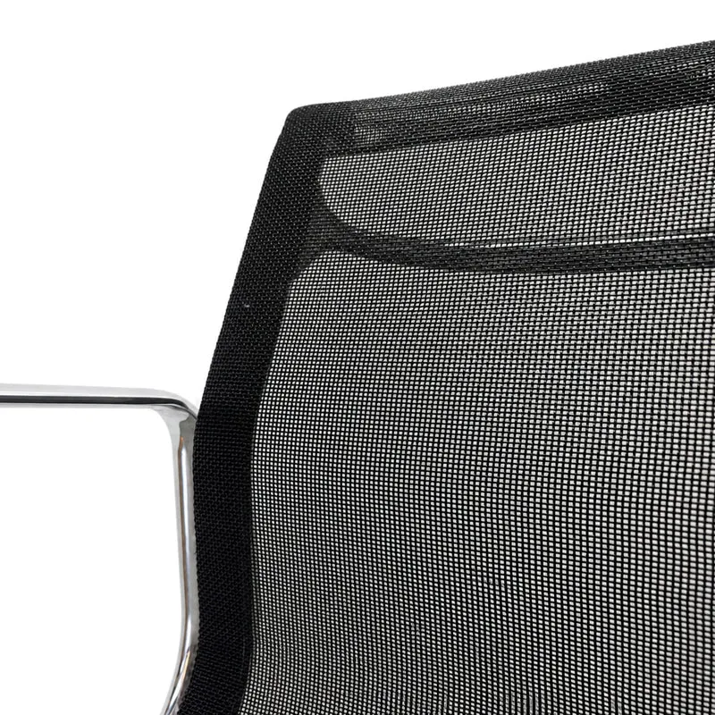 Vitra EA 108 Netz schwarz Alu