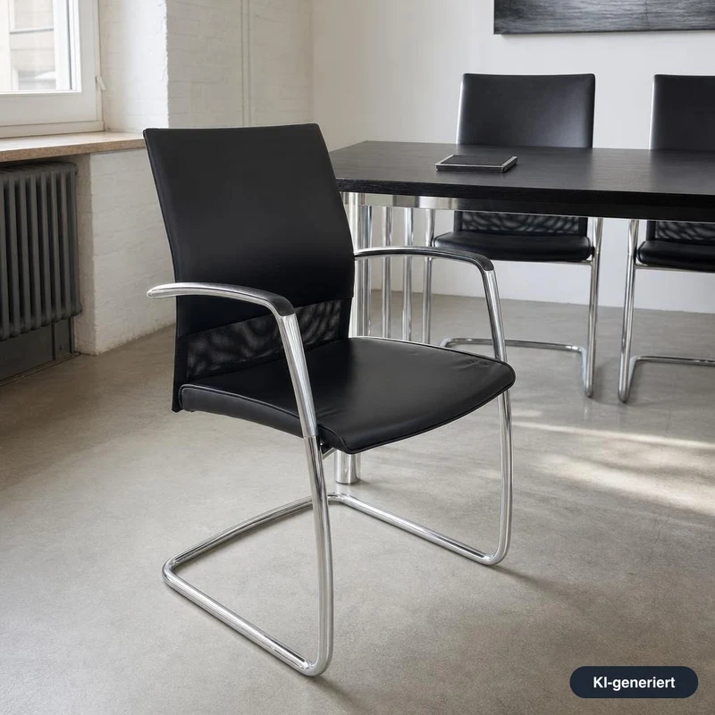 Walter Knoll Art Collection Leder schwarz