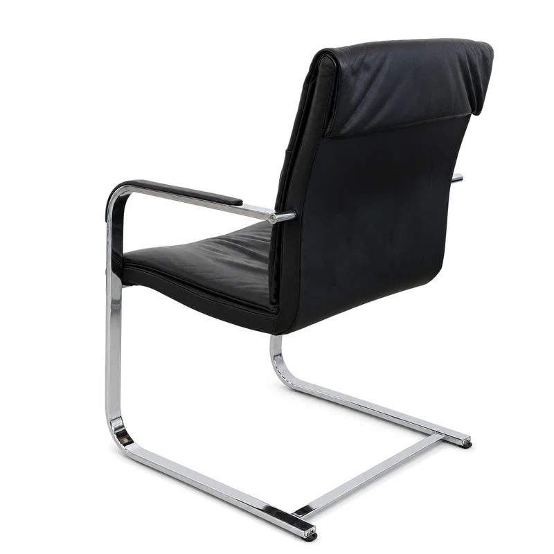SITAG Freischwinger Leder schwarz