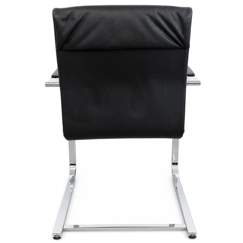 SITAG Freischwinger Leder schwarz