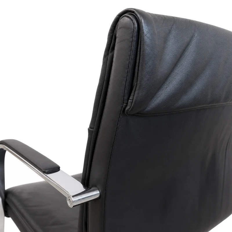 SITAG Freischwinger Leder schwarz