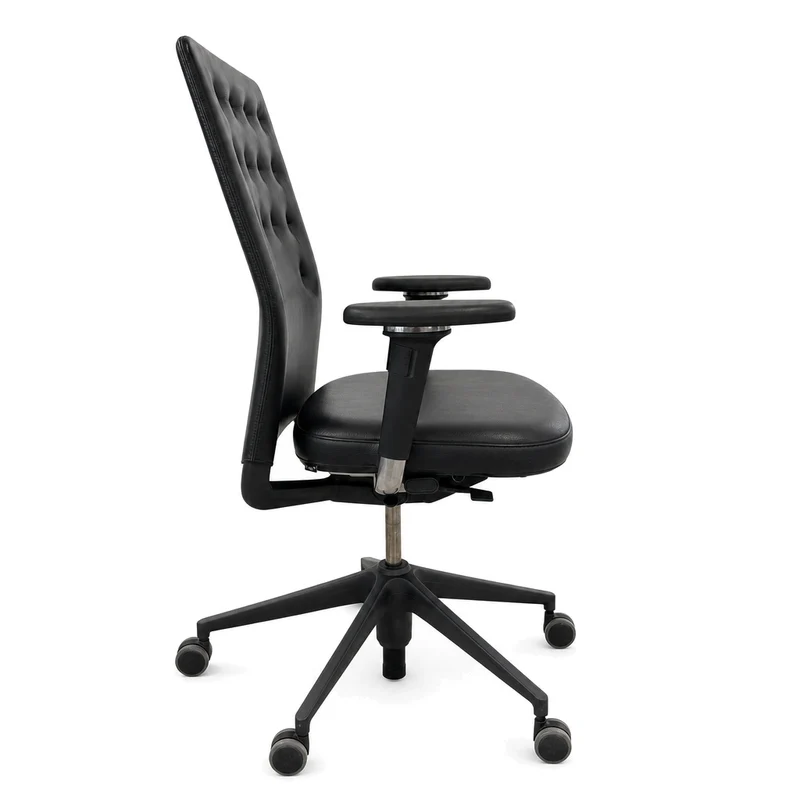 Vitra ID Trim Leder schwarz
