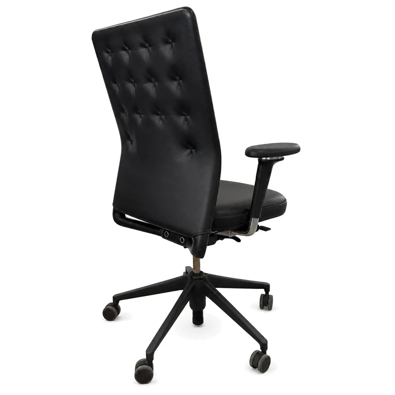 Vitra ID Trim Leder schwarz