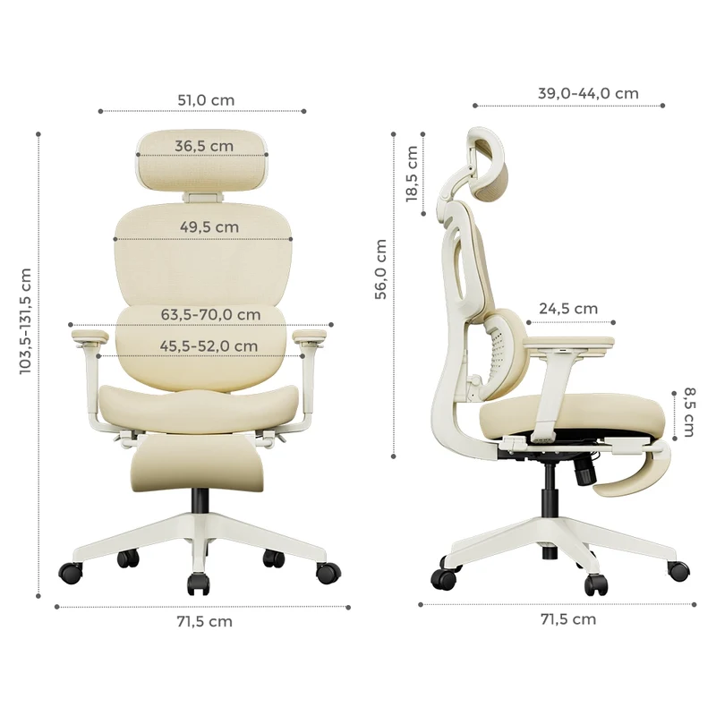 Welax S3 Pro – Ergonomischer Bürostuhl mit buntem Design