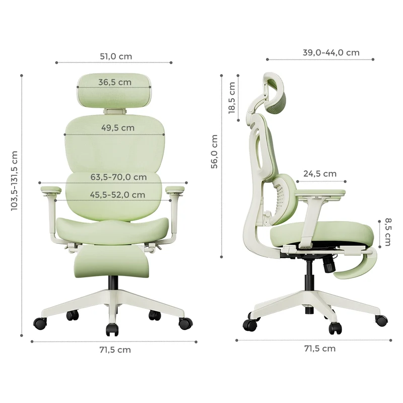 Welax S3 Pro – Ergonomischer Bürostuhl mit buntem Design