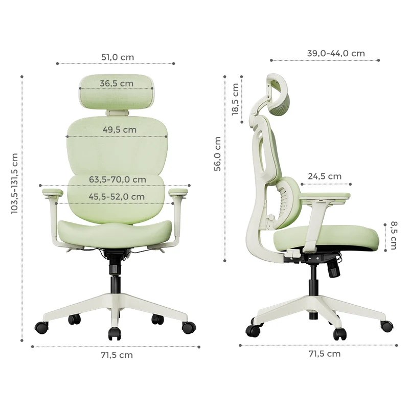 Welax S3 Pro – Ergonomischer Bürostuhl mit buntem Design
